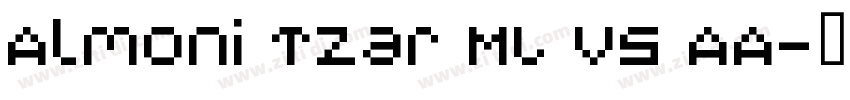 Almoni Tzar ML v5 AA字体转换